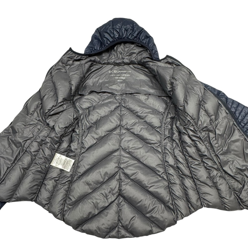 Bcbgeneration Paffer Down Jacket Womens S Hooded … - image 6